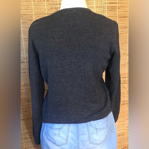 Vintage Tail Cardigan Cable Striped Size M Sweater - Picture 4 of 8